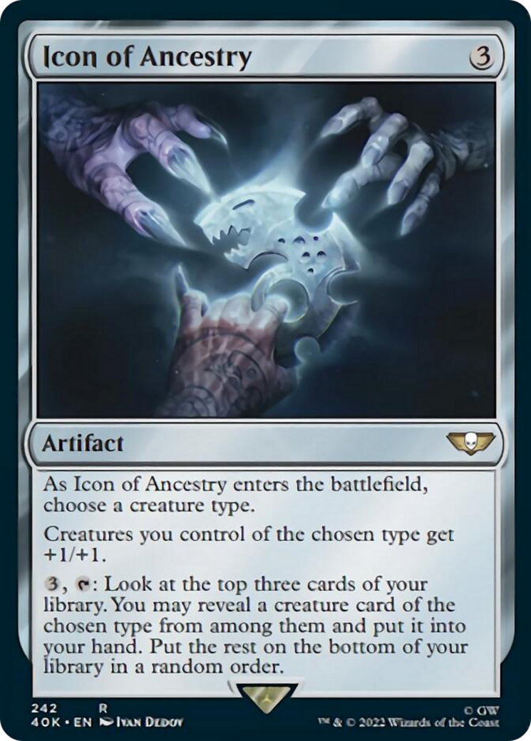 Icon of Ancestry [Warhammer 40,000] MTG Single Magic: The Gathering    | Red Claw Gaming