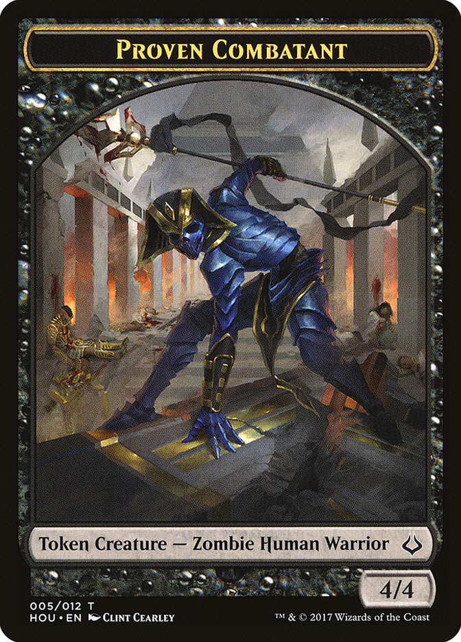 Proven Combatant Token [Hour of Devastation Tokens] MTG Single Magic: The Gathering    | Red Claw Gaming