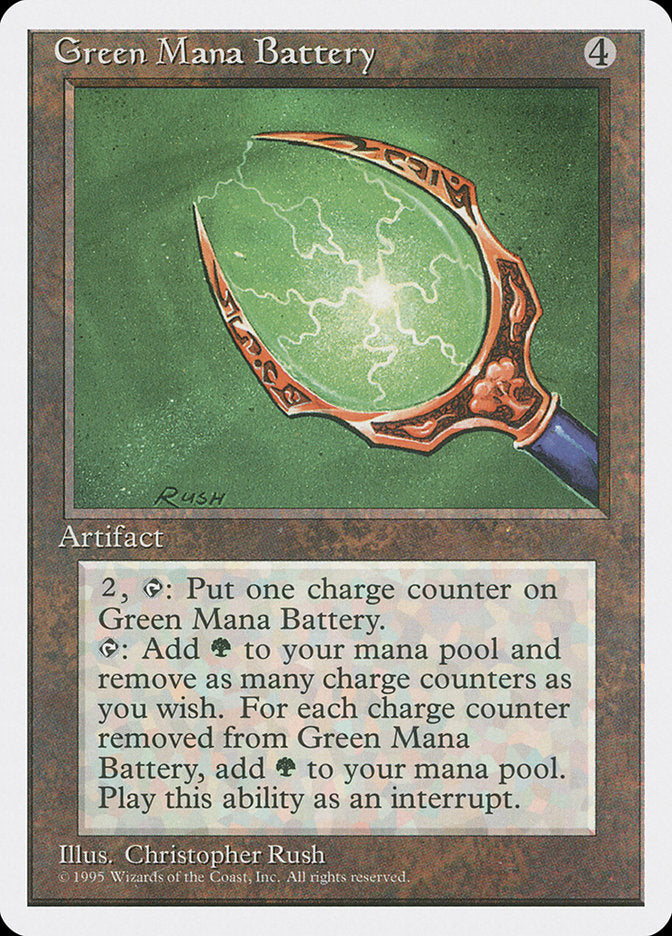 Green Mana Battery [Fourth Edition] MTG Single Magic: The Gathering    | Red Claw Gaming
