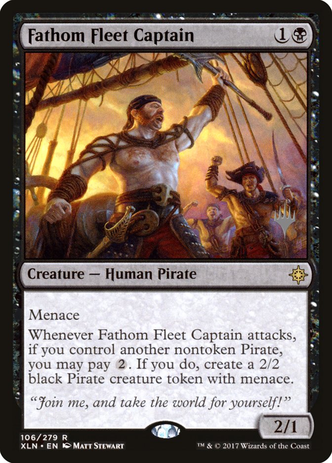 Fathom Fleet Captain (Promo Pack) [Ixalan Promos] MTG Single Magic: The Gathering    | Red Claw Gaming