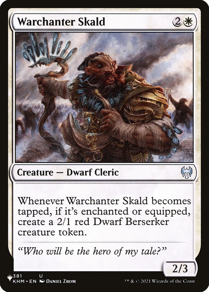 Warchanter Skald [The List] MTG Single Magic: The Gathering    | Red Claw Gaming