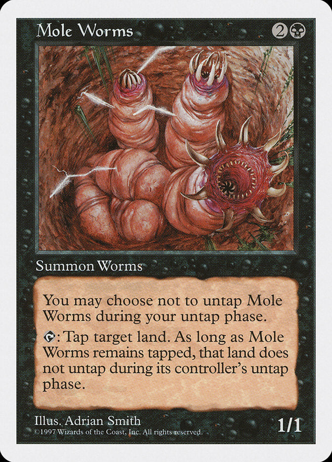 Mole Worms [Fifth Edition] MTG Single Magic: The Gathering    | Red Claw Gaming