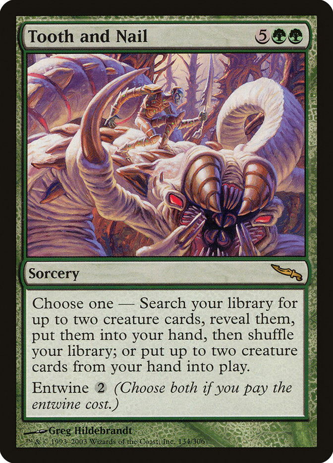 Tooth and Nail [Mirrodin] MTG Single Magic: The Gathering    | Red Claw Gaming