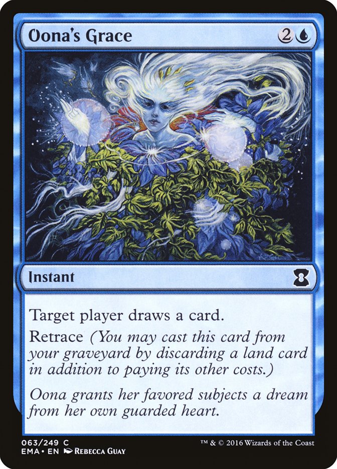 Oona's Grace [Eternal Masters] MTG Single Magic: The Gathering    | Red Claw Gaming
