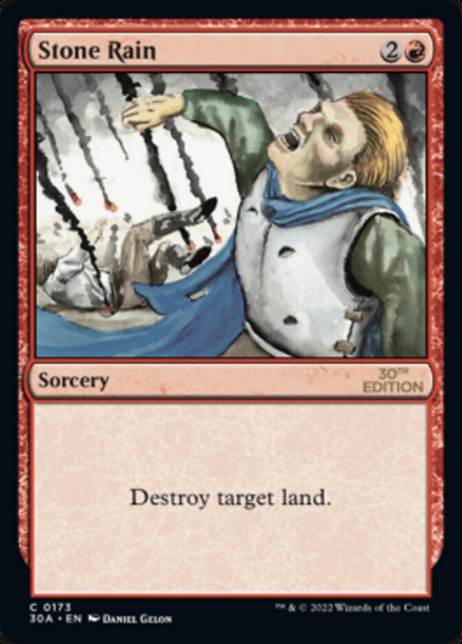 Stone Rain [30th Anniversary Edition] MTG Single Magic: The Gathering    | Red Claw Gaming