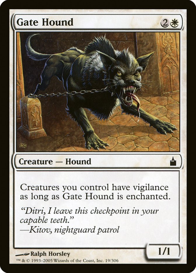 Gate Hound [Ravnica: City of Guilds] MTG Single Magic: The Gathering    | Red Claw Gaming