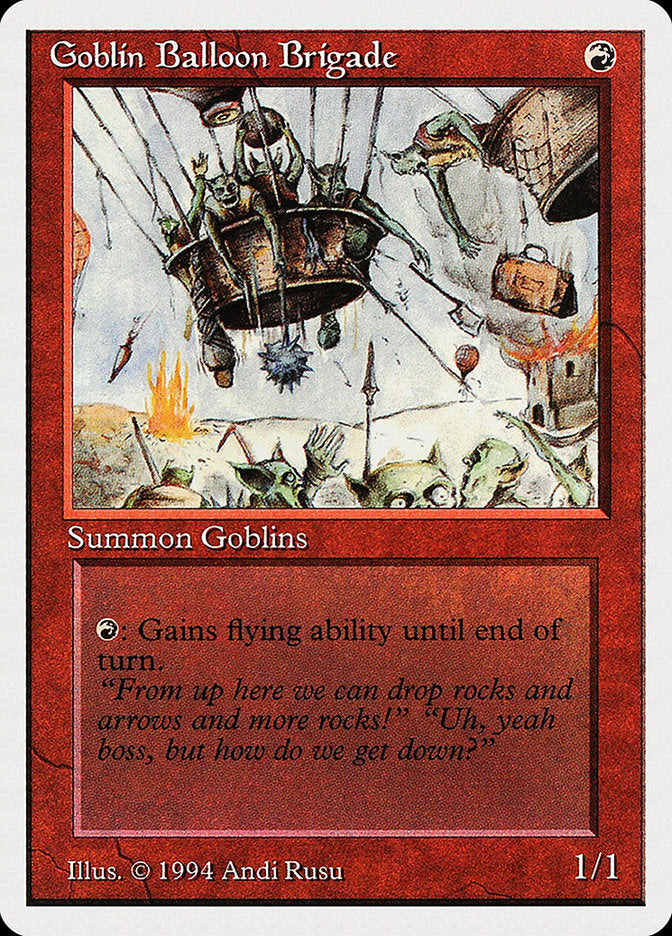 Goblin Balloon Brigade [Summer Magic / Edgar] MTG Single Magic: The Gathering    | Red Claw Gaming