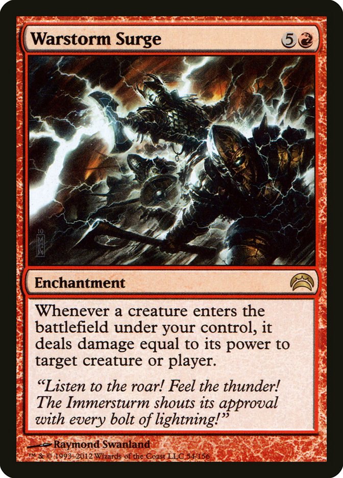 Warstorm Surge [Planechase 2012] MTG Single Magic: The Gathering    | Red Claw Gaming
