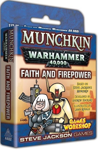 Munchkin 40k: Faith and Firepower Board Games Steve Jackson    | Red Claw Gaming