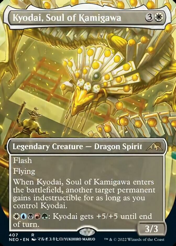 Kyodai, Soul of Kamigawa (Borderless Alternate Art) [Kamigawa: Neon Dynasty] MTG Single Magic: The Gathering    | Red Claw Gaming