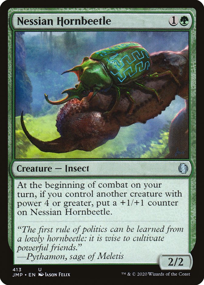 Nessian Hornbeetle [Jumpstart] MTG Single Magic: The Gathering    | Red Claw Gaming