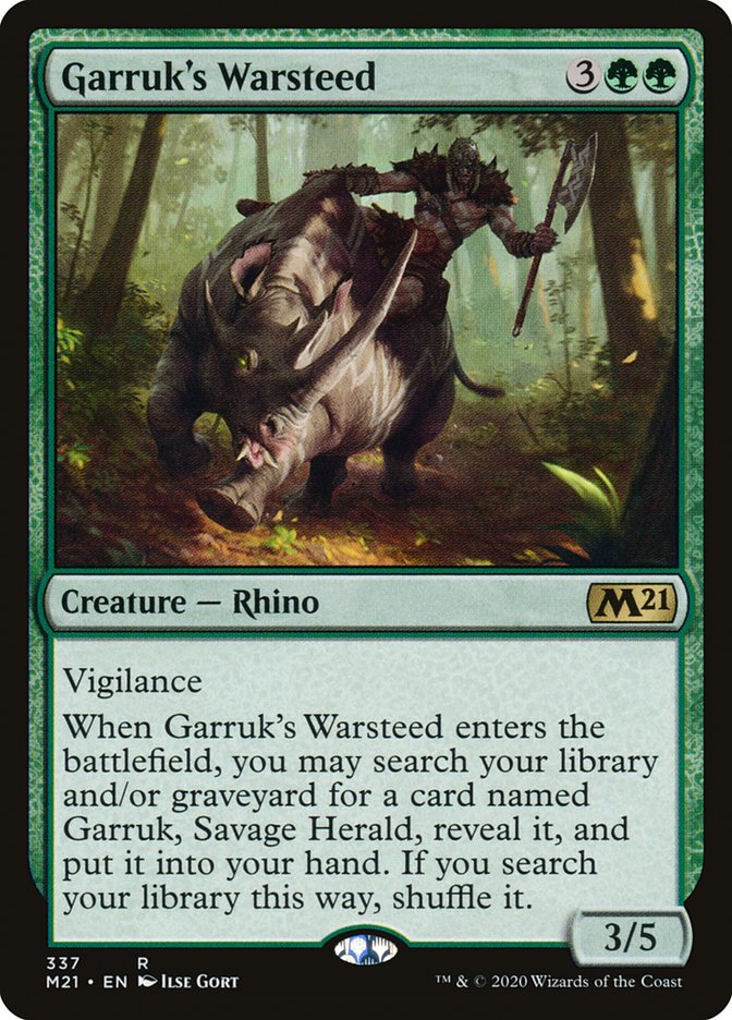 Garruk's Warsteed [Core Set 2021] MTG Single Magic: The Gathering    | Red Claw Gaming
