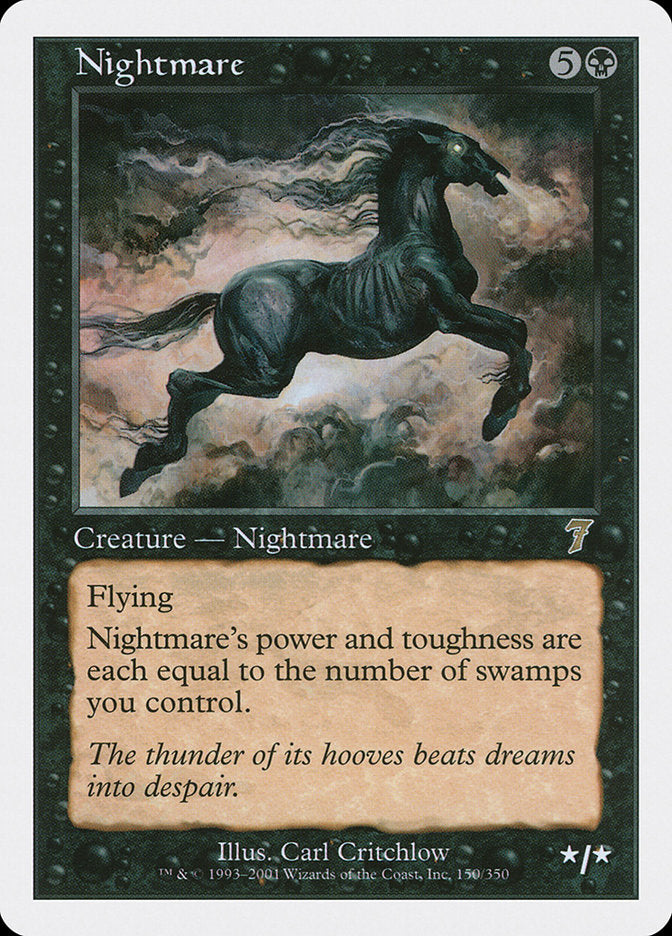 Nightmare [Seventh Edition] MTG Single Magic: The Gathering    | Red Claw Gaming