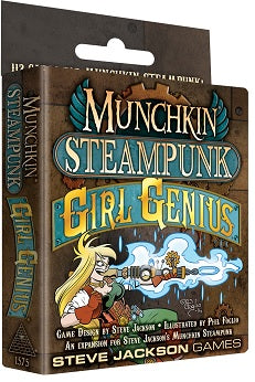 Munchkin Steampunk Girl Genius Board Game Steve Jackson    | Red Claw Gaming