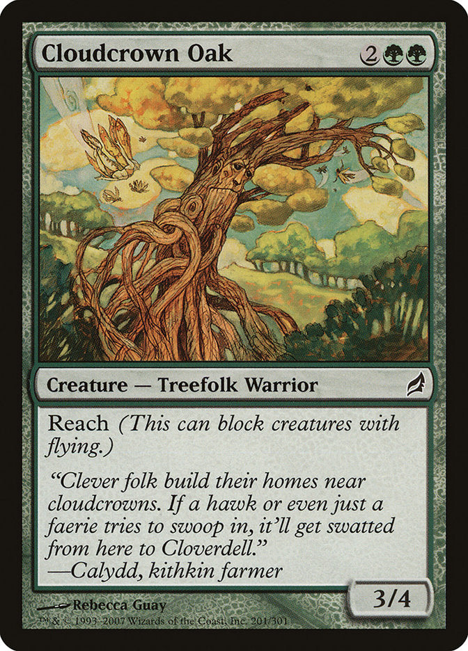 Cloudcrown Oak [Lorwyn] MTG Single Magic: The Gathering    | Red Claw Gaming