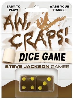 Aw, Craps! Dice Game Board Game Steve Jackson    | Red Claw Gaming