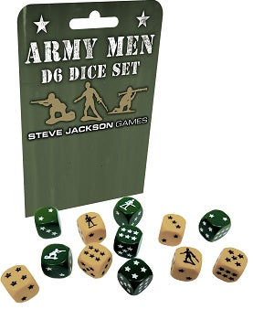 Army Men D6 Dice Set Board Game Steve Jackson    | Red Claw Gaming