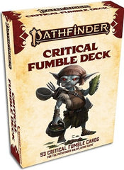 Pathfinder Critical Fumble Deck Pathfinder Paizo    | Red Claw Gaming