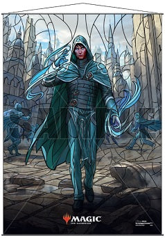 Wall Scroll MTG Stained Glass Jace Wall Scroll Ultra Pro    | Red Claw Gaming