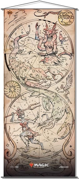 Wall Scroll MTG Stained Glass Theros Beyond Death Wall Scroll Ultra Pro    | Red Claw Gaming