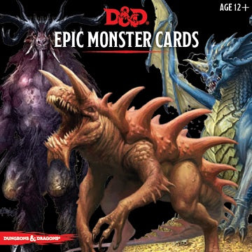 Dungeons and Dragons Epic Monster Cards D&D Book Wizards of the Coast    | Red Claw Gaming