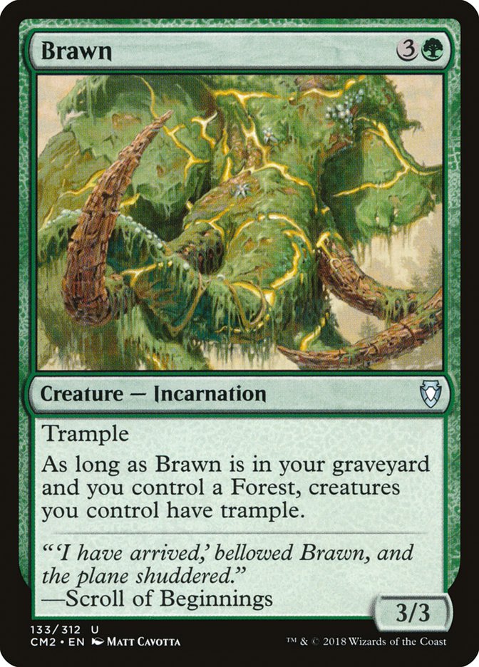 Brawn [Commander Anthology Volume II] MTG Single Magic: The Gathering    | Red Claw Gaming