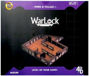 Warlock Dungeon Tiles Town and Village Minatures Wizkids Games    | Red Claw Gaming