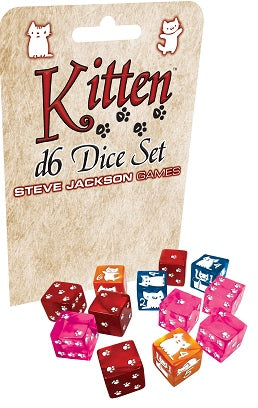 Kitten Dice Set Board Game Steve Jackson    | Red Claw Gaming
