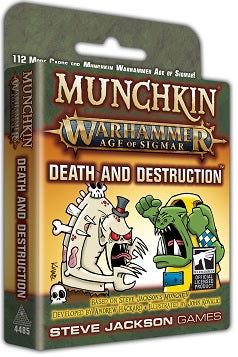 Age of Sigmar Munchkin Death and Destruction Board Game Steve Jackson    | Red Claw Gaming