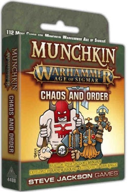 Age of Sigmar Munchkin Chaos and Order Board Game Steve Jackson    | Red Claw Gaming