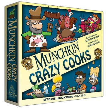 Munchkin Crazy Cooks Board Game Steve Jackson    | Red Claw Gaming