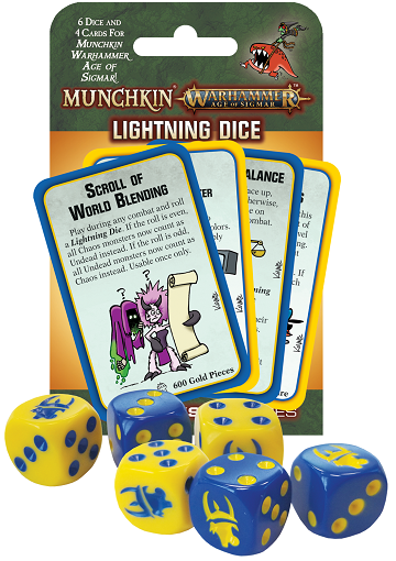 Age of Sigmar Munchkin Lightning Dice Board Game Steve Jackson    | Red Claw Gaming
