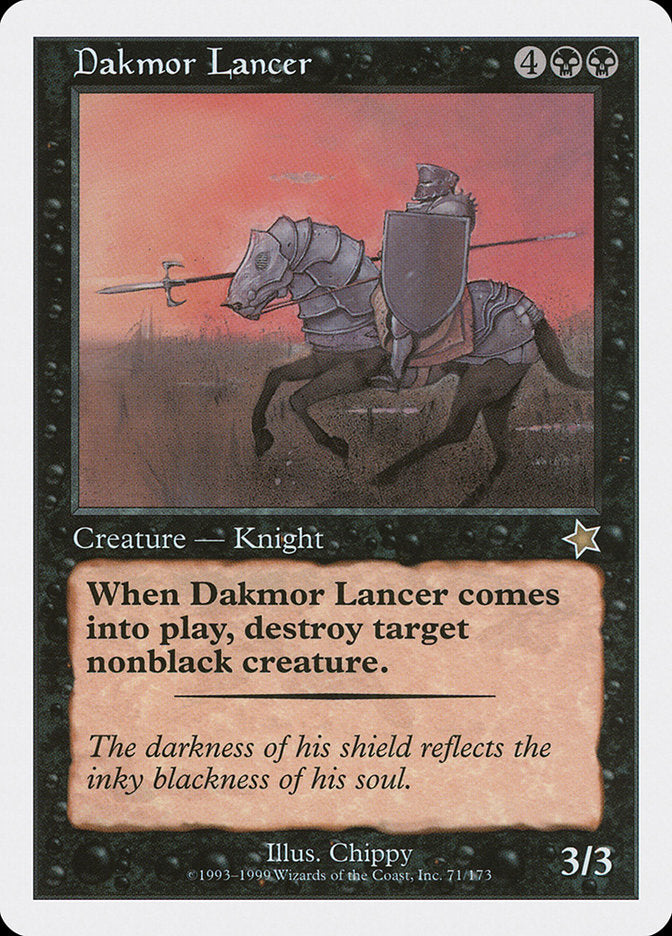 Dakmor Lancer [Starter 1999] MTG Single Magic: The Gathering    | Red Claw Gaming