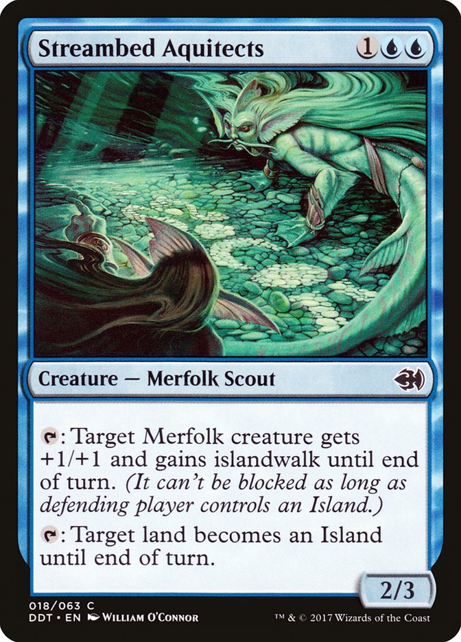 Streambed Aquitects [Duel Decks: Merfolk vs. Goblins] MTG Single Magic: The Gathering    | Red Claw Gaming