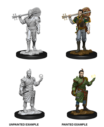 D&D Nolzur's Marvelous Miniatures: Male Half-Elf Bard Minatures Wizkids Games    | Red Claw Gaming