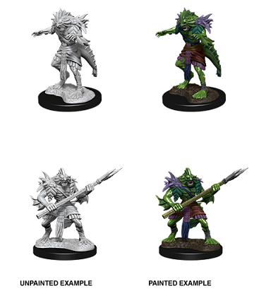 D&D Nolzur's Marvelous Miniatures: Sahuagin Minatures Wizkids Games    | Red Claw Gaming