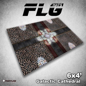 FLG Mat, GALACTIC CATHEDRAL, 6x4 Gaming Mat FLG    | Red Claw Gaming