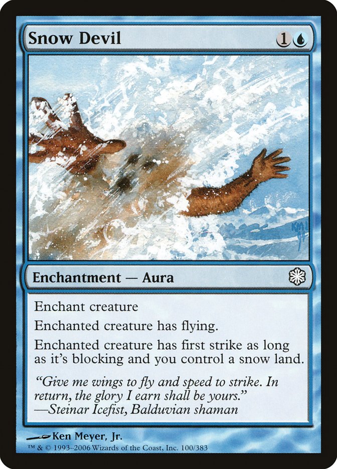 Snow Devil [Coldsnap Theme Decks] MTG Single Magic: The Gathering    | Red Claw Gaming