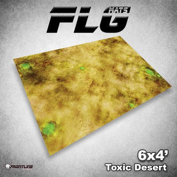 FLG Mat, Toxic Desert, 6x4 Gaming Mat FLG    | Red Claw Gaming
