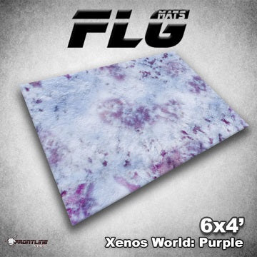FLG Mat, Xenos World Purple, 6x4 Gaming Mat FLG    | Red Claw Gaming