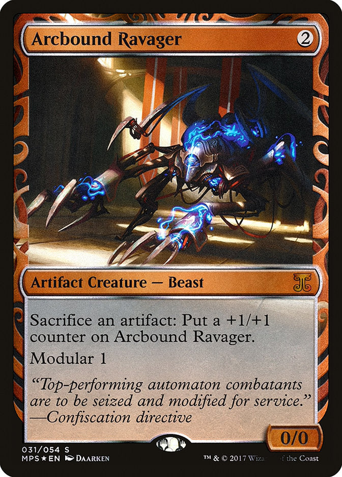 Arcbound Ravager [Kaladesh Inventions] MTG Single Magic: The Gathering    | Red Claw Gaming