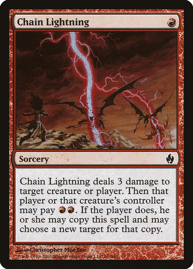 Chain Lightning [Premium Deck Series: Fire and Lightning] MTG Single Magic: The Gathering    | Red Claw Gaming