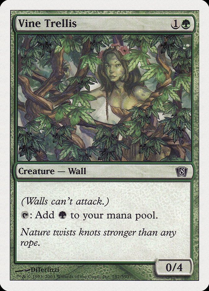 Vine Trellis [Eighth Edition] MTG Single Magic: The Gathering    | Red Claw Gaming