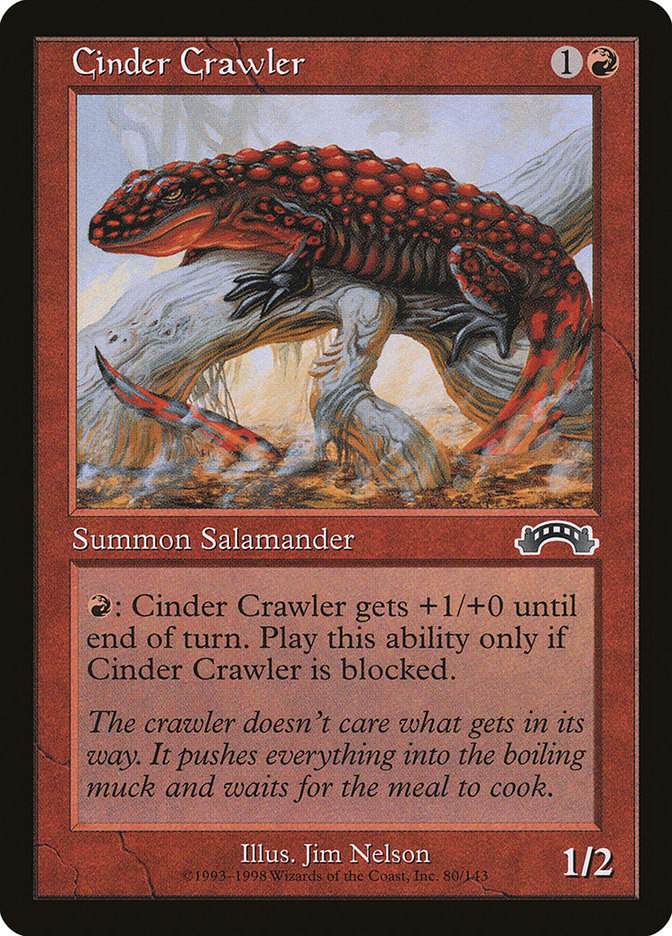 Cinder Crawler [Exodus] MTG Single Magic: The Gathering    | Red Claw Gaming