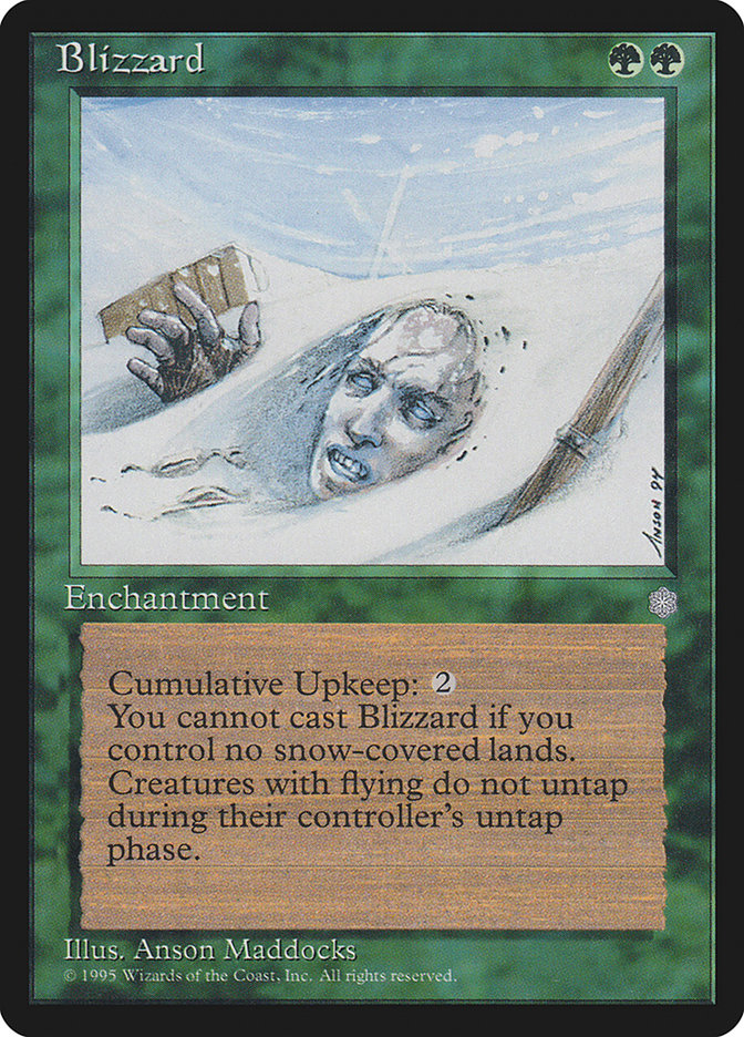 Blizzard [Ice Age] MTG Single Magic: The Gathering    | Red Claw Gaming