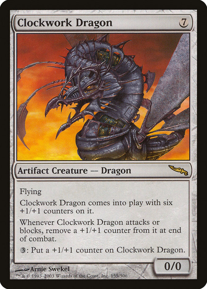 Clockwork Dragon [Mirrodin] MTG Single Magic: The Gathering    | Red Claw Gaming