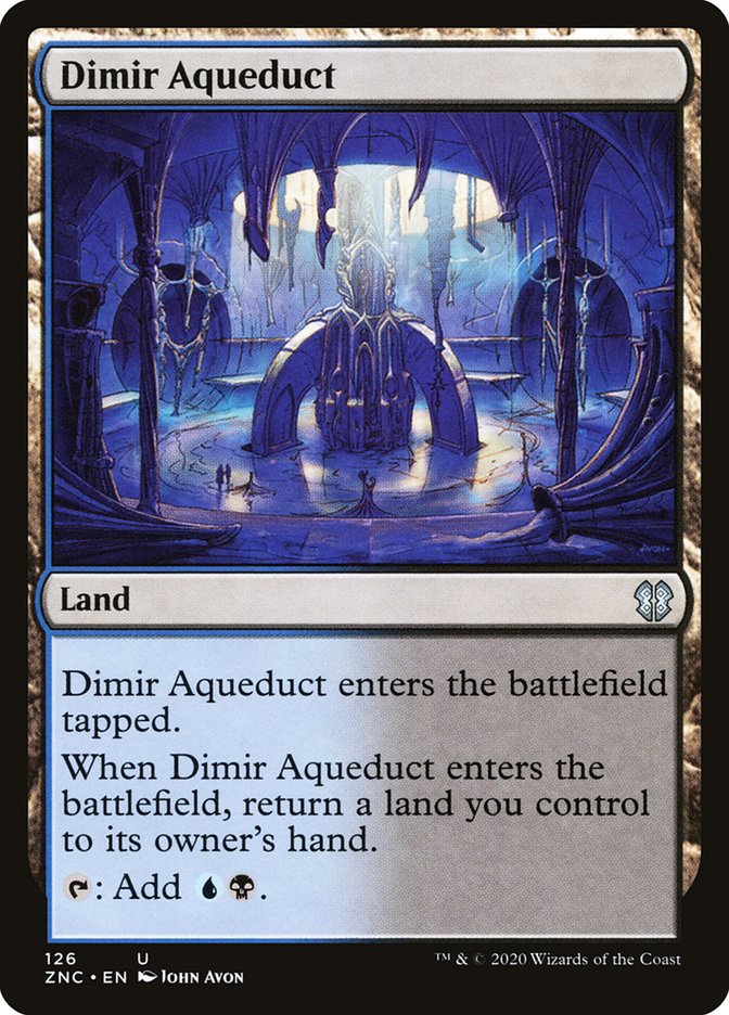 Dimir Aqueduct [Zendikar Rising Commander] MTG Single Magic: The Gathering    | Red Claw Gaming