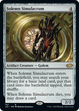 Solemn Simulacrum [Jumpstart 2022] MTG Single Magic: The Gathering    | Red Claw Gaming