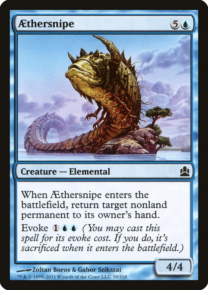 Aethersnipe [Commander 2011] MTG Single Magic: The Gathering    | Red Claw Gaming