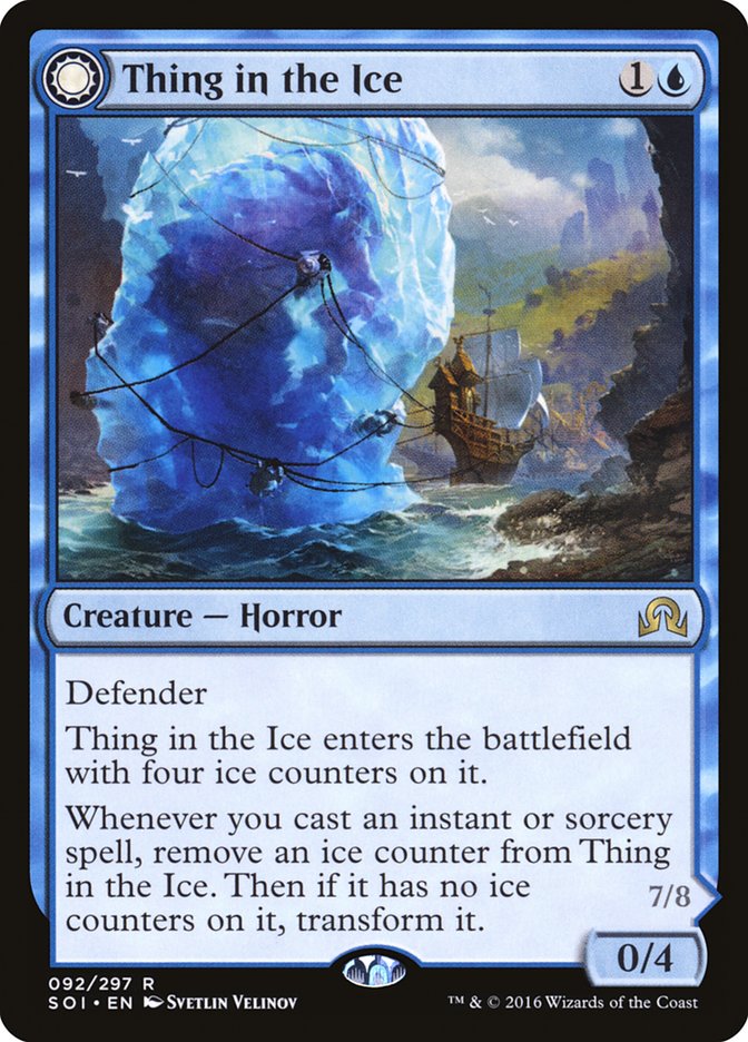 Thing in the Ice // Awoken Horror [Shadows over Innistrad] MTG Single Magic: The Gathering    | Red Claw Gaming
